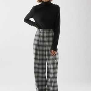 COS Recycled Wool Check Pants